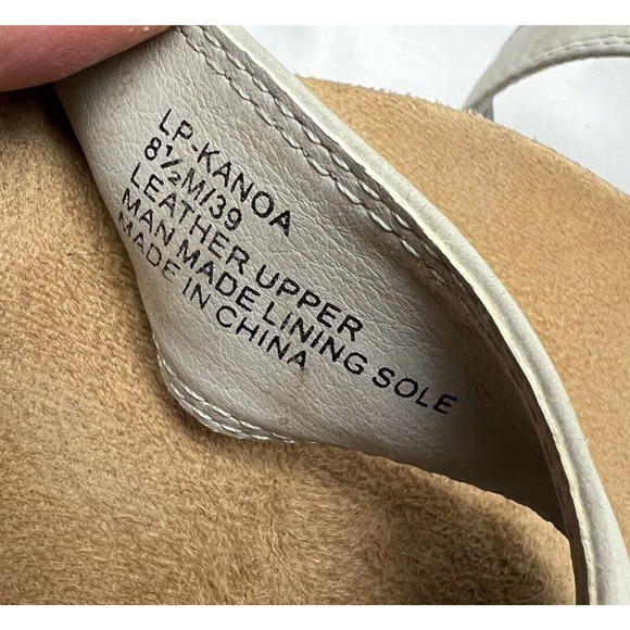 Lucky Brand Women's Lot KANOA & KARSTAN Ankle Strap Wedge Heel Sandals EUR 39 - Picture 13 of 13